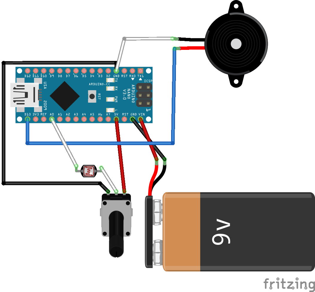 Câblage Arduino